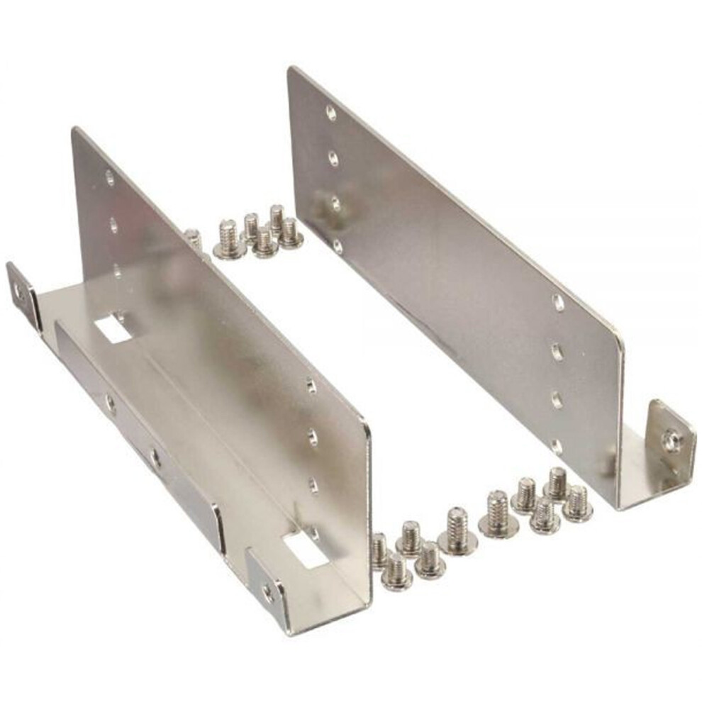 Metal Ssd Mounting Rail For 4 X 2.5Inch Hard Drives To 3.5Inch Bay 5054338100333