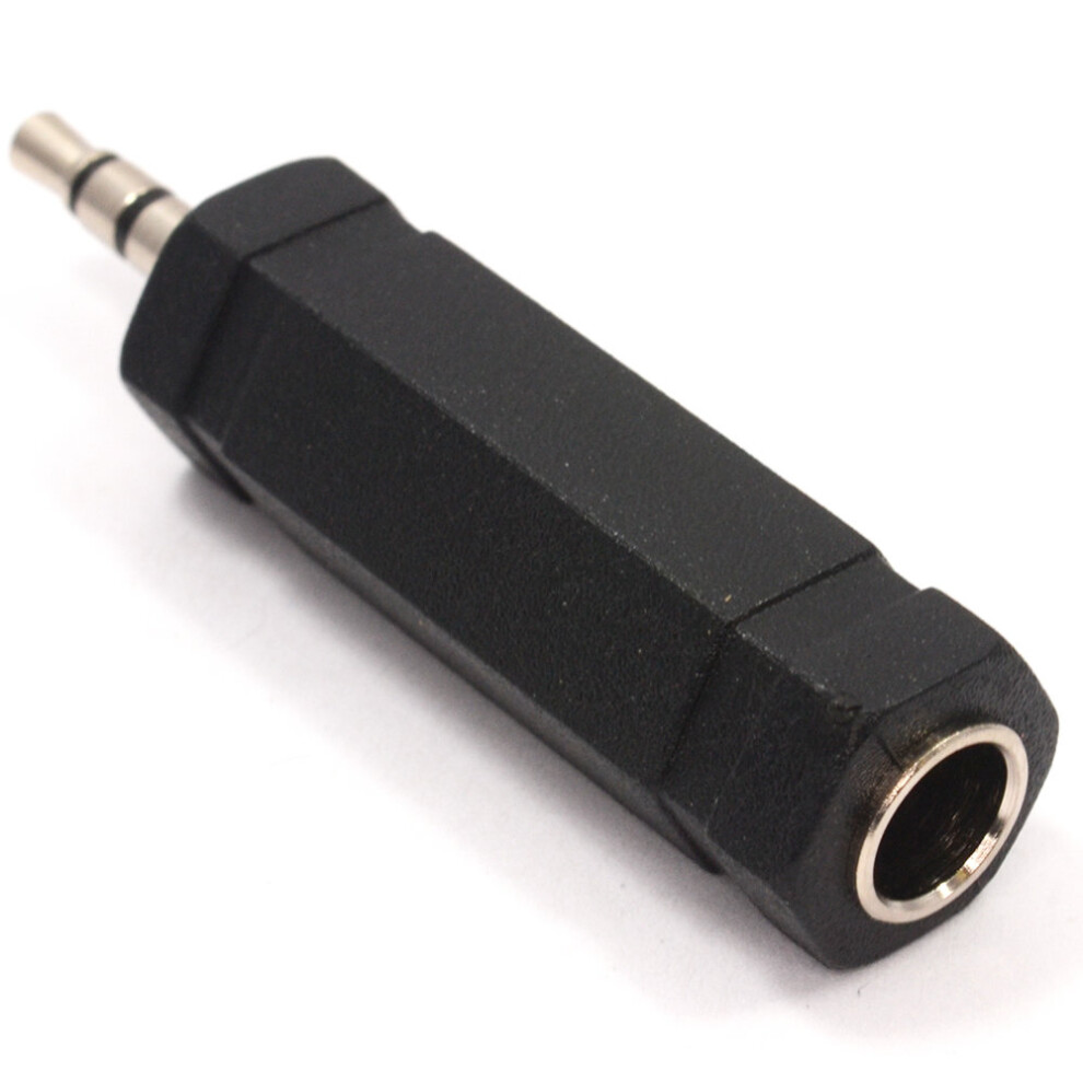 Kenable 6.35Mm Stereo Jack Socket To 3.5Mm Stereo Jack Plug Adapter