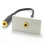 kenable Ready Made Faceplate Module 3.5mm Stereo Jack Panel Mount Stub 15cm 1