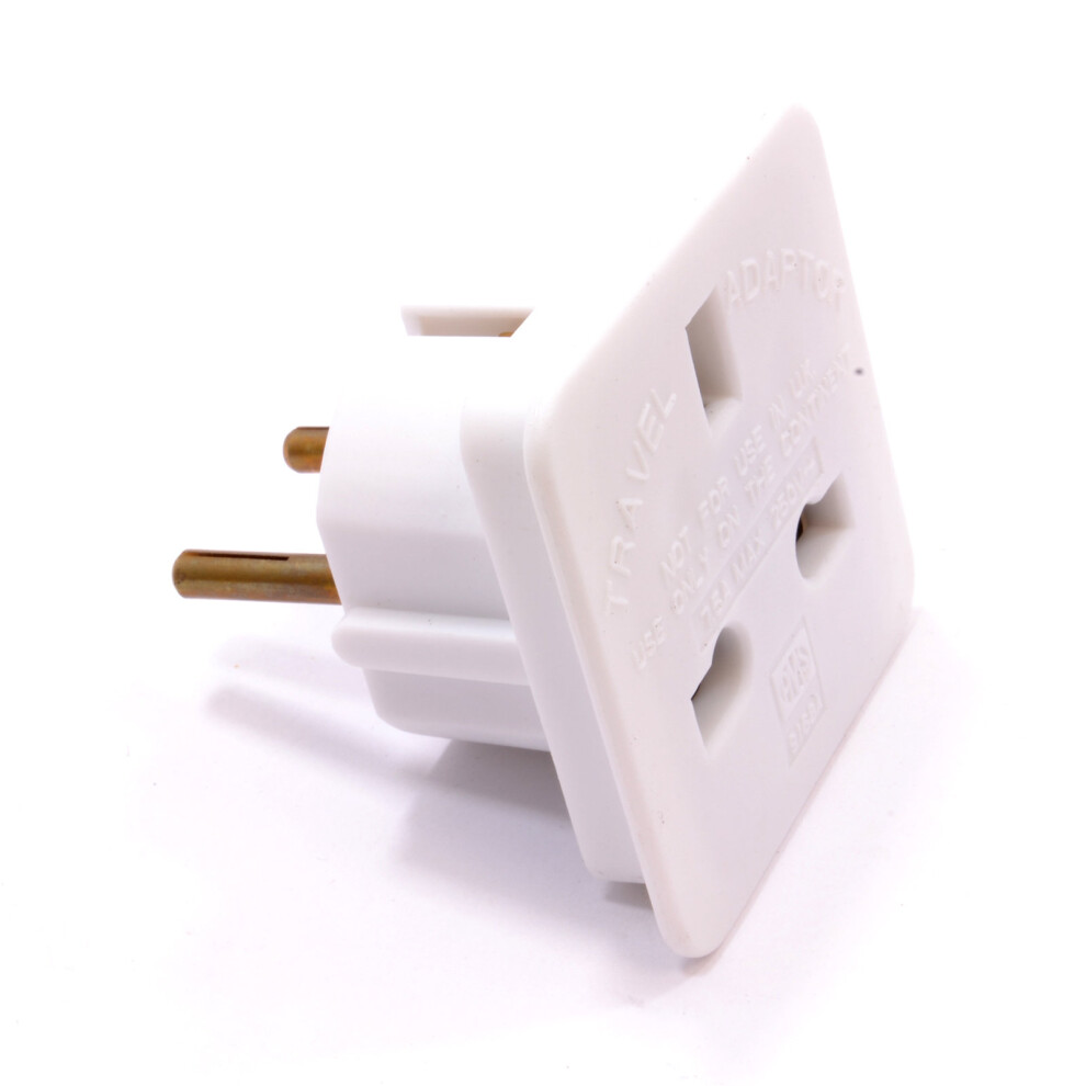 kenable Travel Adapter UK Main Plug To Euro Schuko Plug Changer Europe