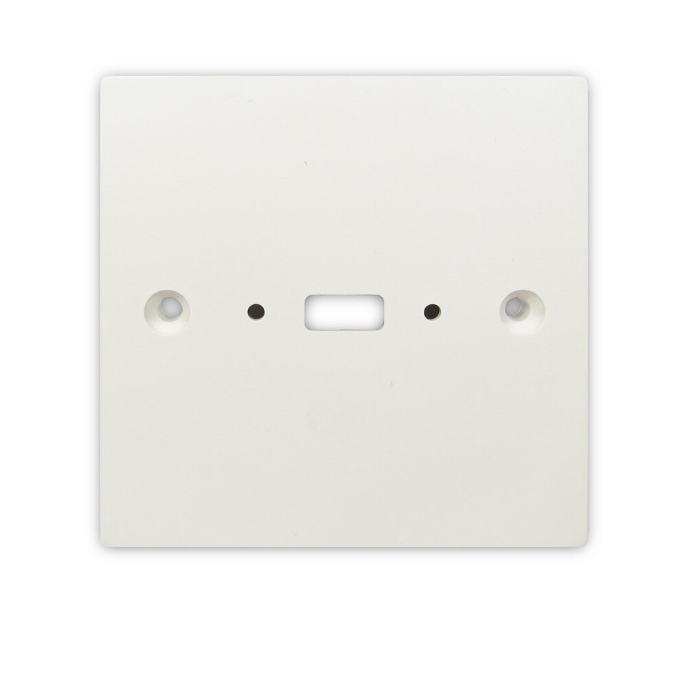 kenable Pre Drilled Mounting Wall Faceplate for USB  Panel Mount Stub White