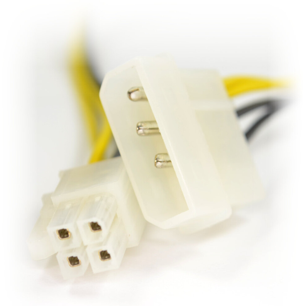 Kenable Lp4 Molex To Atx P4 64Bit 4 Pin Converter Power Adapter Cable Lead