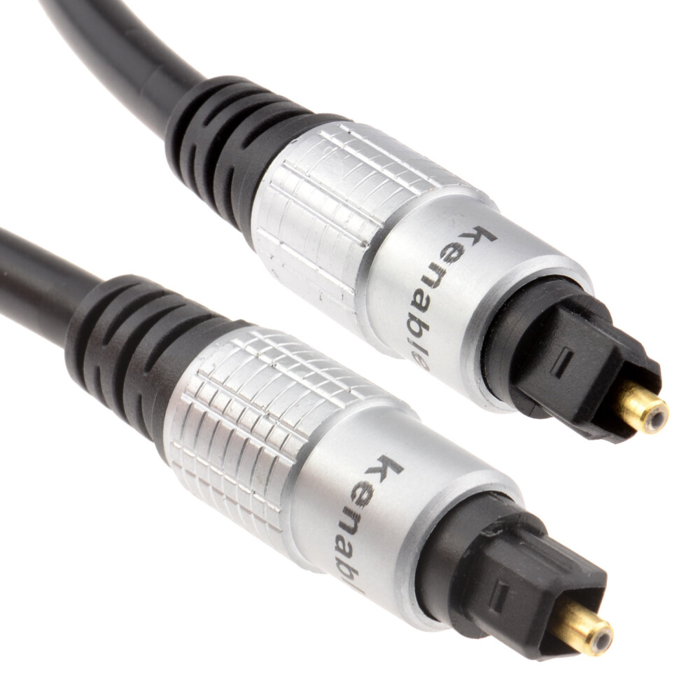 kenable Pure TOS Link TOSLink Optical Digital Audio Cable HQ 6mm Lead  1.5m