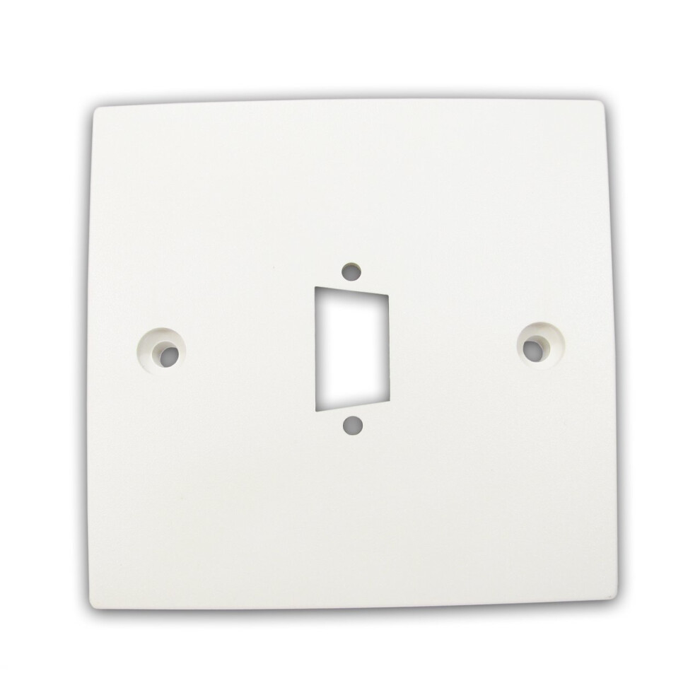 kenable Pre Drilled Mounting Wall Faceplate for SVGA Panel Mount Stub White