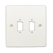 Pre Drilled Mounting Wall Faceplate for TWIN SVGA Panel Mount Stubs