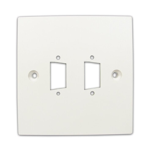 kenable Pre Drilled Mounting Wall Faceplate for TWIN SVGA Panel Mount Stubs