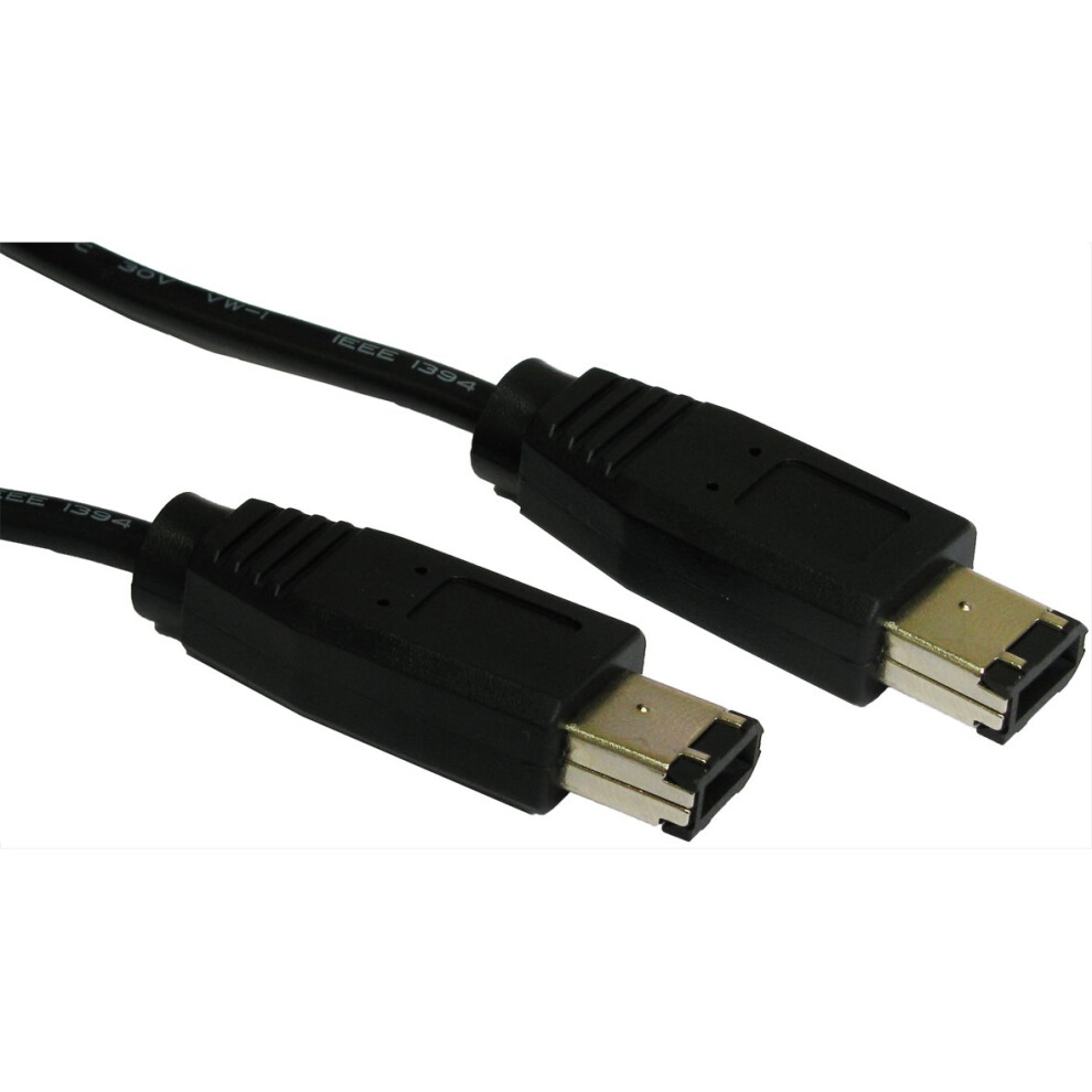 kenable Firewire IEEE 1394 6 pin to 6 pin Cable 1m Lead