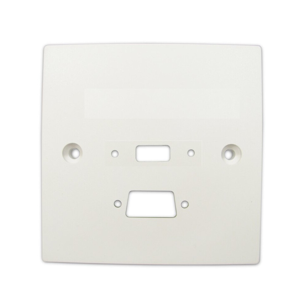 kenable Pre Drilled Mounting Wall Faceplate for USB & SVGA Panel Stub White