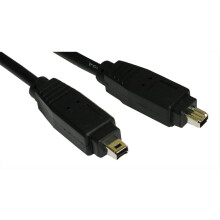 Firewire IEEE-1394 DV Cable 4 to 4 pin - 1m - DV Out to Laptop