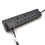 kenable 4 Gang Way UK Trailing Socket Mains Power Extension Lead Black  5m 1