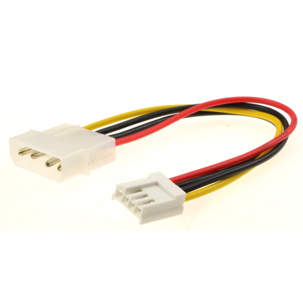 kenable Power Converter Adapter Cable 4 pin LP4 Molex Plug to 4 pin Female