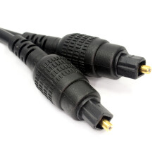 kenable TOS Optical Digital Audio Lead 4mm Cable 1m for 5.1 Surround Sound (Product Code: 659)