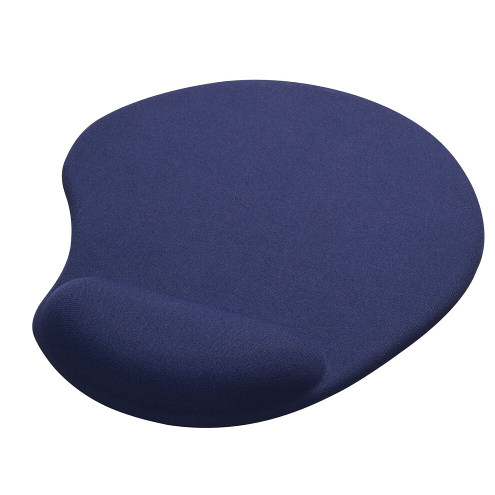 Gembird Gel Mouse Pad Mat With Wrist Rest Support Blue