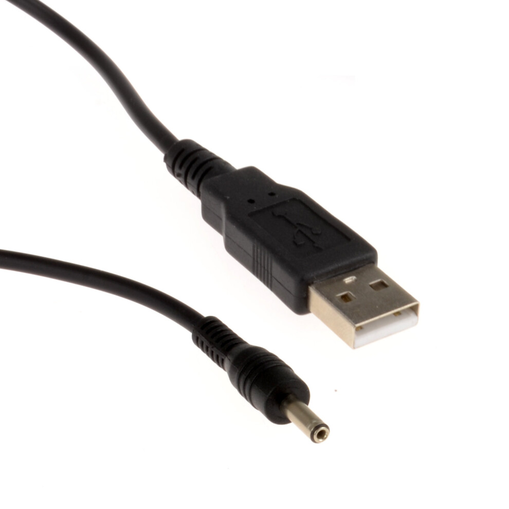 kenable USB to DC Power Cable 1.3mm x 3.5mm 5v 2.1A 2100mA 1m