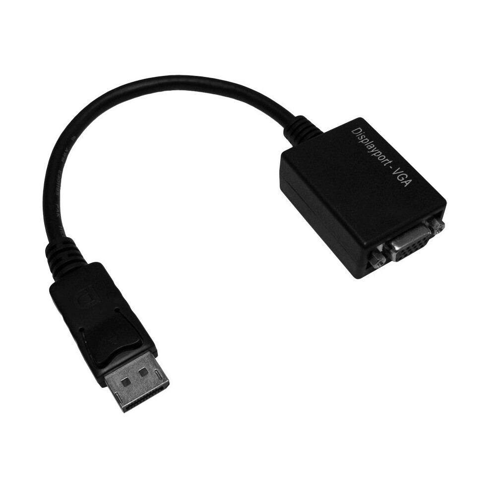 kenable DisplayPort Male Plug to HD15 15 pin VGA Female Connection Adapter