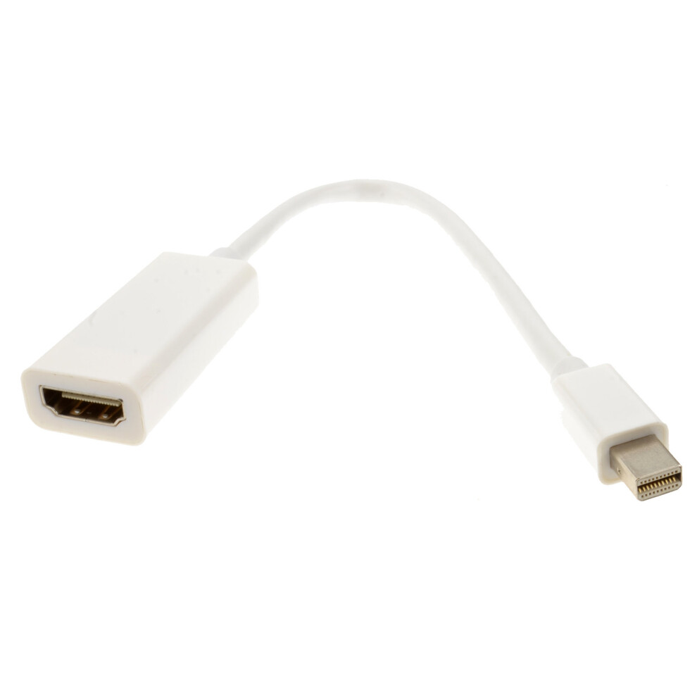 kenable Mini DisplayPort Plug to HDMI Socket Adapter with Sound Macbook to TV