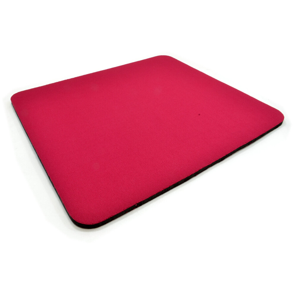 kenable RED Mouse Mat 6mm Foam Backed