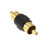 kenable kenable Phono Male Plug To Phono Plug Joiner Coupler Adapter GOLD 3