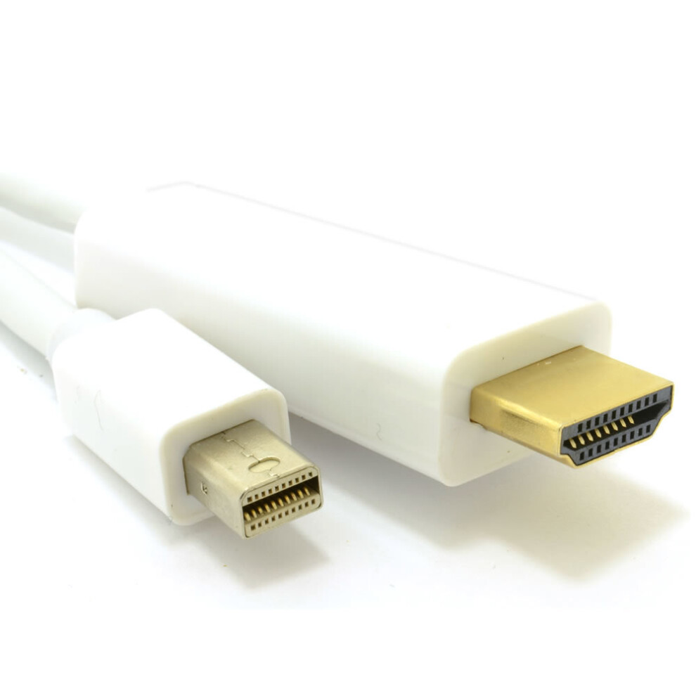 Kenable Mini Displayport Thunderbolt To Hdmi Cable Mac To Tv Video+Audio 6Ft 1.8M