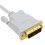 kenable kenable Mini DisplayPort Thunderbolt to DVI D Male Plug White Cable 0.5m 4