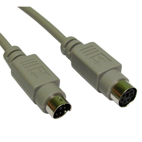 kenable PS2 Mouse Keyboard Extension Cable 6 pin Plug to Female Socket  5m