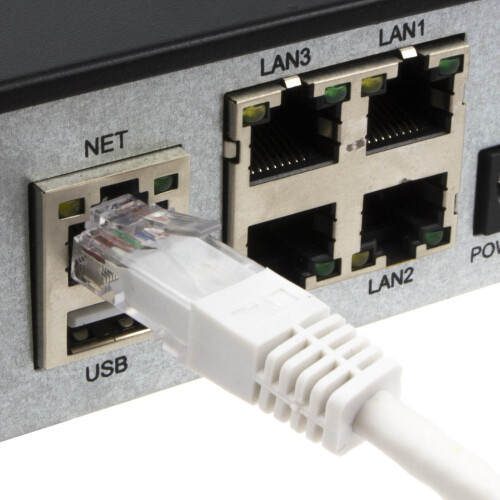 kenable kenable Ethernet Network Cable Cat6 GIGABIT RJ45 COPPER Internet Patch Lead White  3m 1