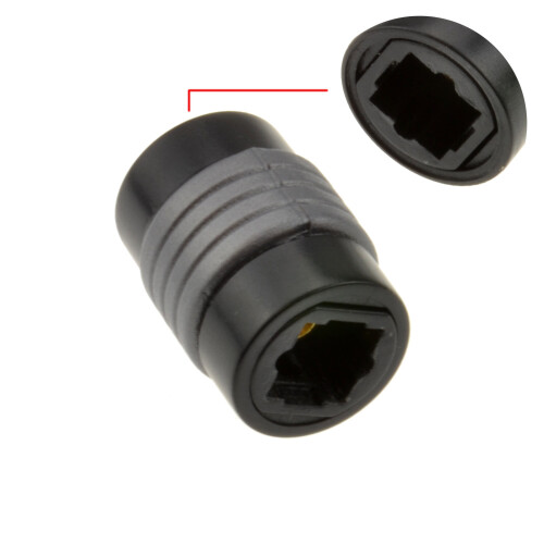 kenable TOS Link Digital Optical Cable Coupler Extension Adapter