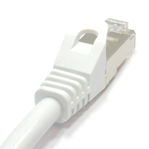 kenable kenable Cat6A SSTP Snagless RJ45 Network Ethernet 10GIG Cable  1m WHITE 1