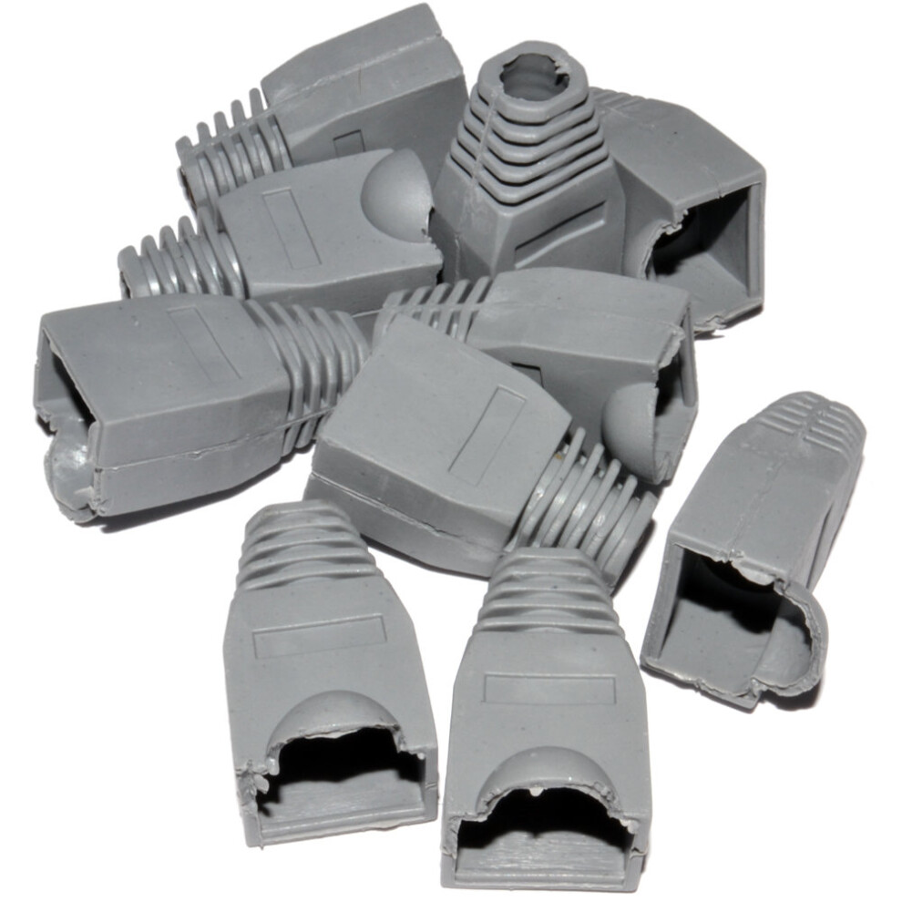 kenable Boot for RJ45 Ethernet Network Cables GREY  Pack of 100 Boots