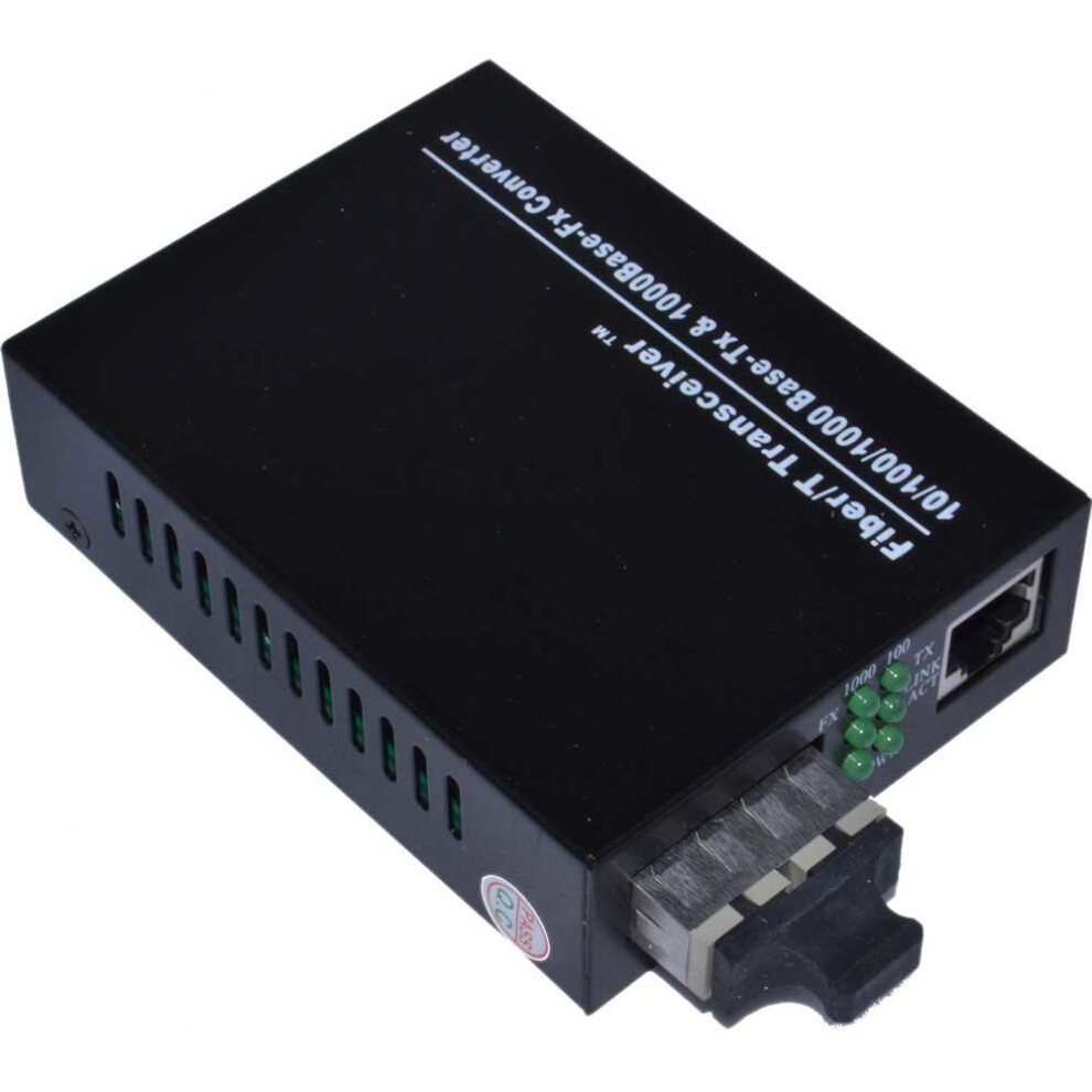 kenable 1000Mbps GIGABIT TX to FX SC 1000 Base MM Fiber Optic Media Converter