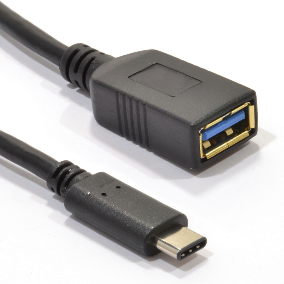 Kenable Usb 3.1 Type A Female To Type C Male Gen 1 Cable 5Gbps 3 Amp 50Cm