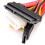 kenable kenable SATA 1.5GB s & 3Gb s Serial Combo Data & Power Cable 0.5m 1