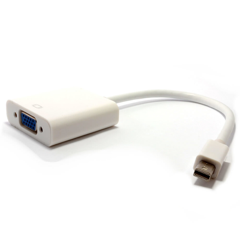 kenable Mini DisplayPort Thunderbolt to VGA SVGA 15 pin HD15 Adapter