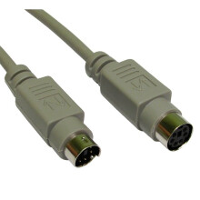 kenable PS2 Mouse Keyboard Extension Cable 6 pin Plug to Female Socket  2m