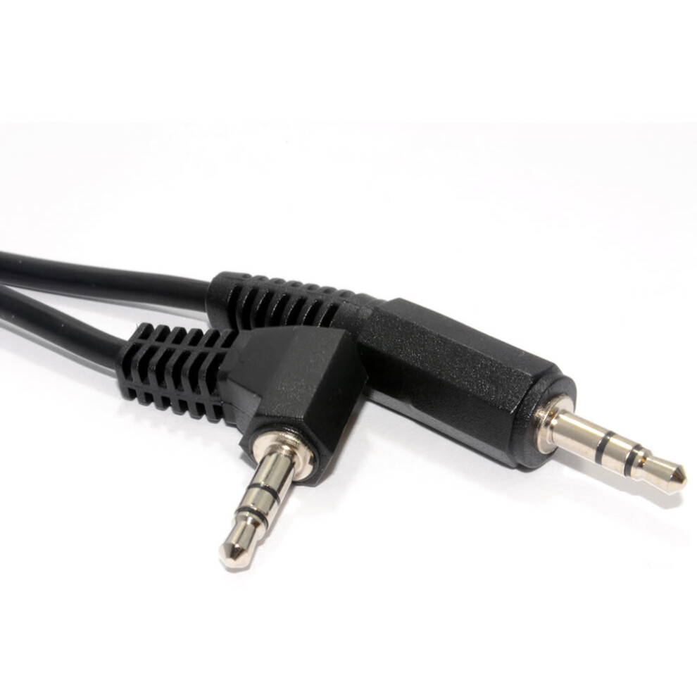 Kenable 3.5Mm Stereo Jack To 3.5Mm Right Angled Jack Audio Cable Lead 2M