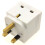 kenable kenable 2 Way Block Socket Adapter Power Splitter for UK 13A Mains Plugs 4