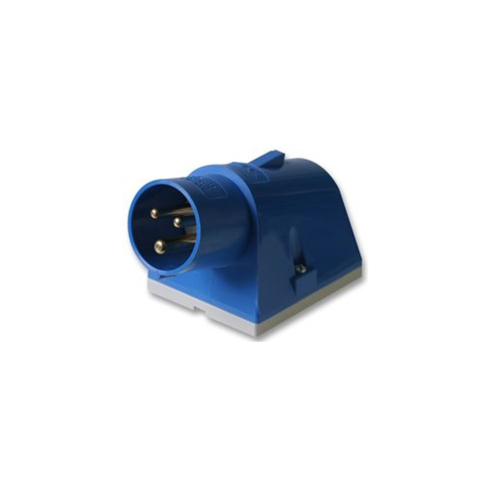 kenable Caravan Site Power Surface Mount PLUG 240V 16A Blue IP44
