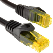 kenable Network CAT6 COPPER Cable GigaBit Ethernet Patch Snagless  1m BLACK