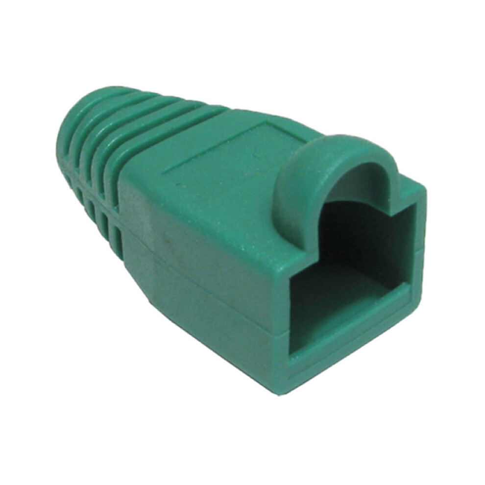 kenable Boot for RJ45 Ethernet Network Cables GREEN   Pack of 100 Boots