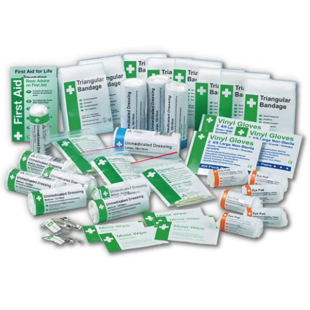 kenable Refill Pack for Statutory Large 21 50 Persons First Aid Injury Kit
