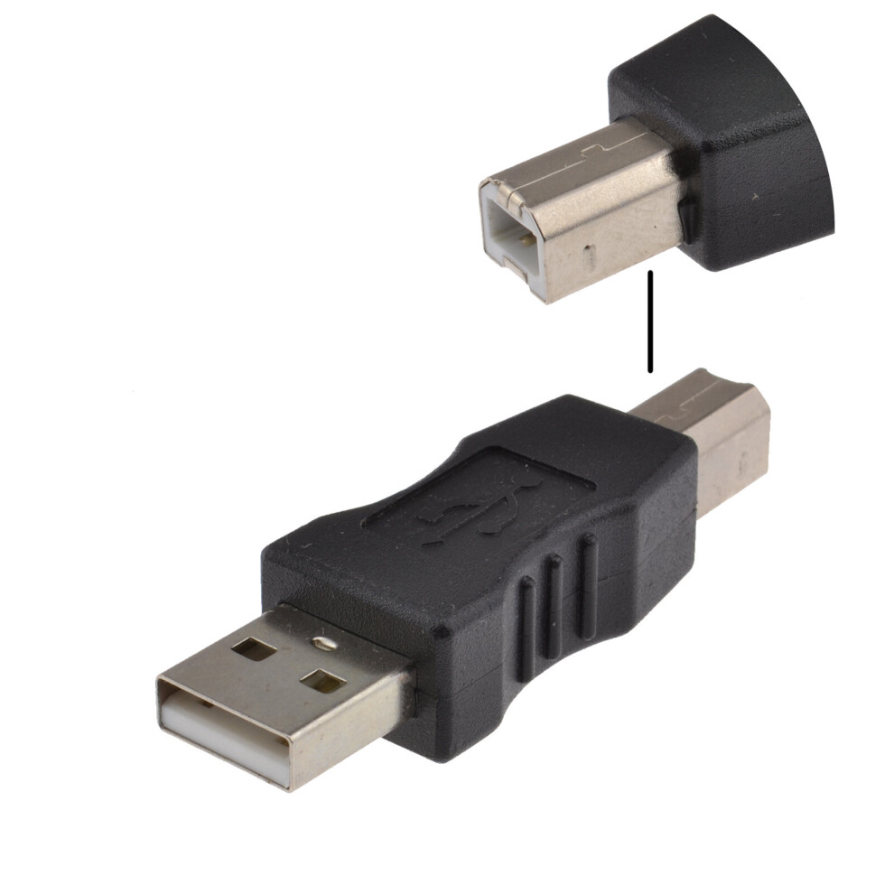 Kenable Men's Usb 2.0 A Plug To Usb B Printer Plug Converter Adapter