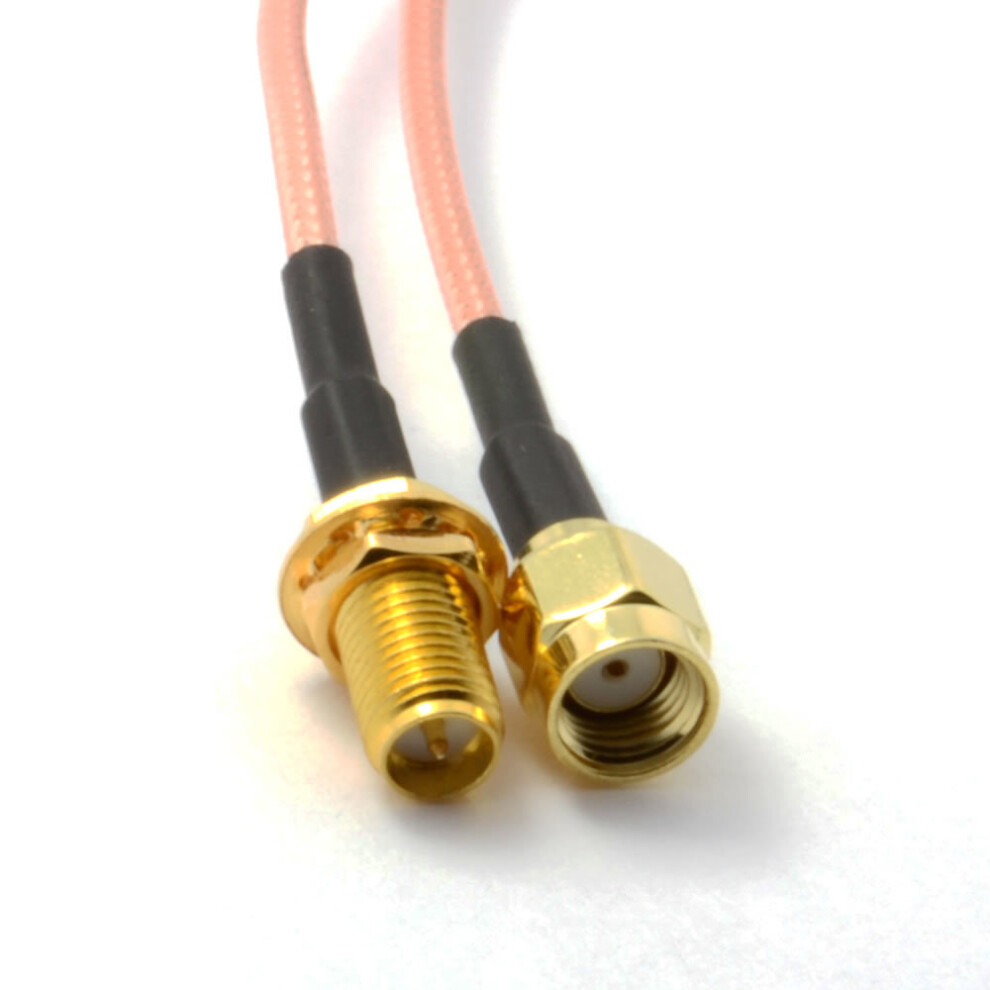 kenable WiFi Antenna EXTENSION Cable Lead Wireless RP SMA   1m
