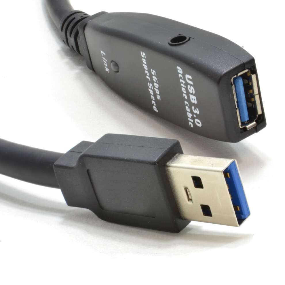 Kenable Usb 3.0 Superspeed Repeater Extension Cable Male To Female Active 10M