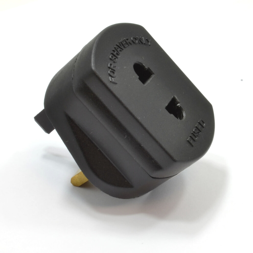 kenable 1A Shaver Plug Toothbrush Charger Converter UK Mains Adapter BLACK