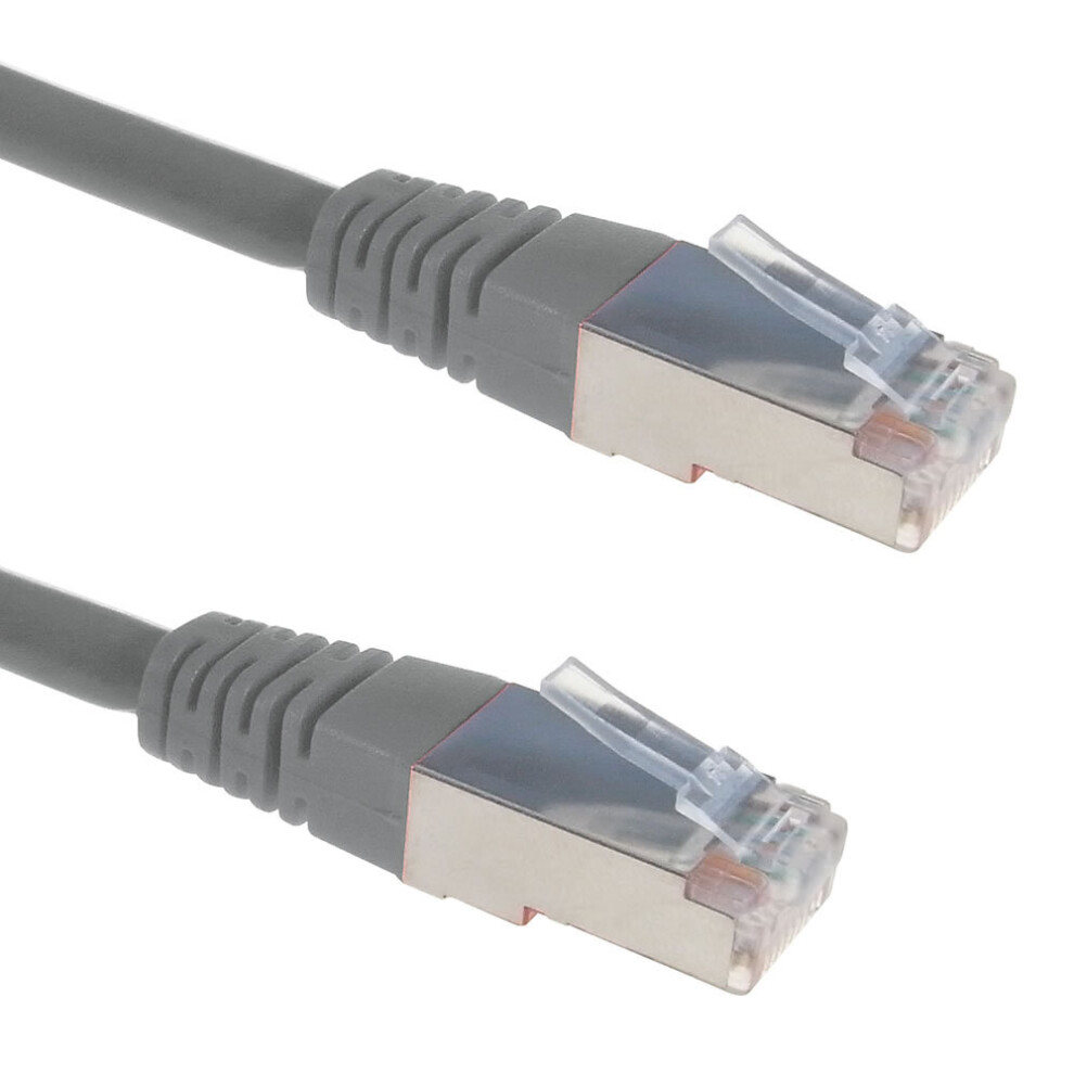 kenable Cat6A SSTP LSZH RJ45 Network Ethernet Patch 10GIG Cable  0.25m Grey