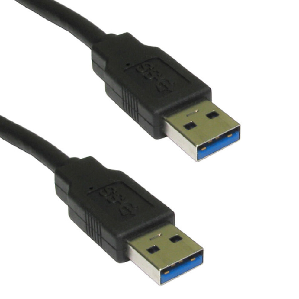 kenable USB 3.0 SuperSpeed A to A  Male to Male  High Speed BLACK Cable 3m