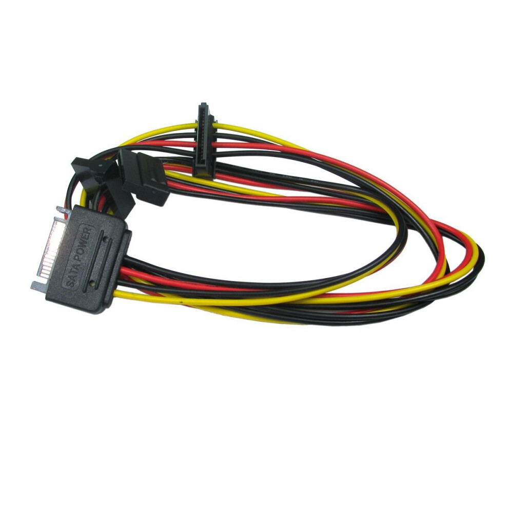 kenable SATA Power Splitter 1 to 3 way Sata Adapter 15 pin to 3 x 15 pin