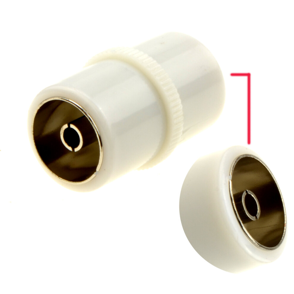 kenable RF COUPLER Coax Female Socket to Socket Joins RF Aerial Coaxial Cables