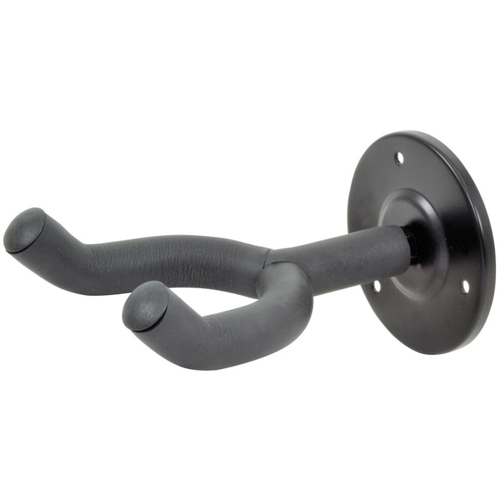 kenable Wall Mount Universal Guitar Holding Bracket with Cushioned Arms