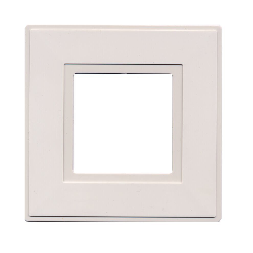 kenable Light Switch Surround Finger Plate White [2 Pack]